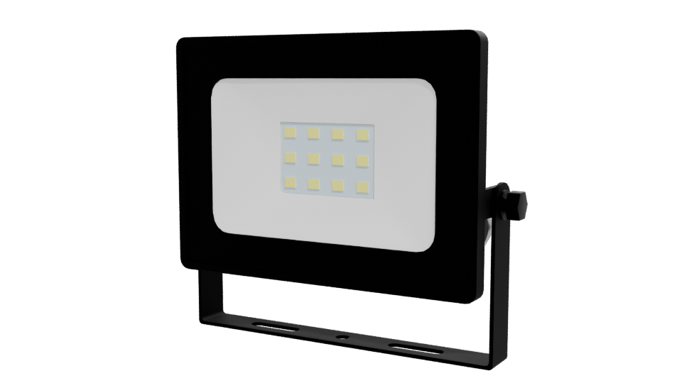Compact LED Flood Light 3D - Professional 3D Model Render 12