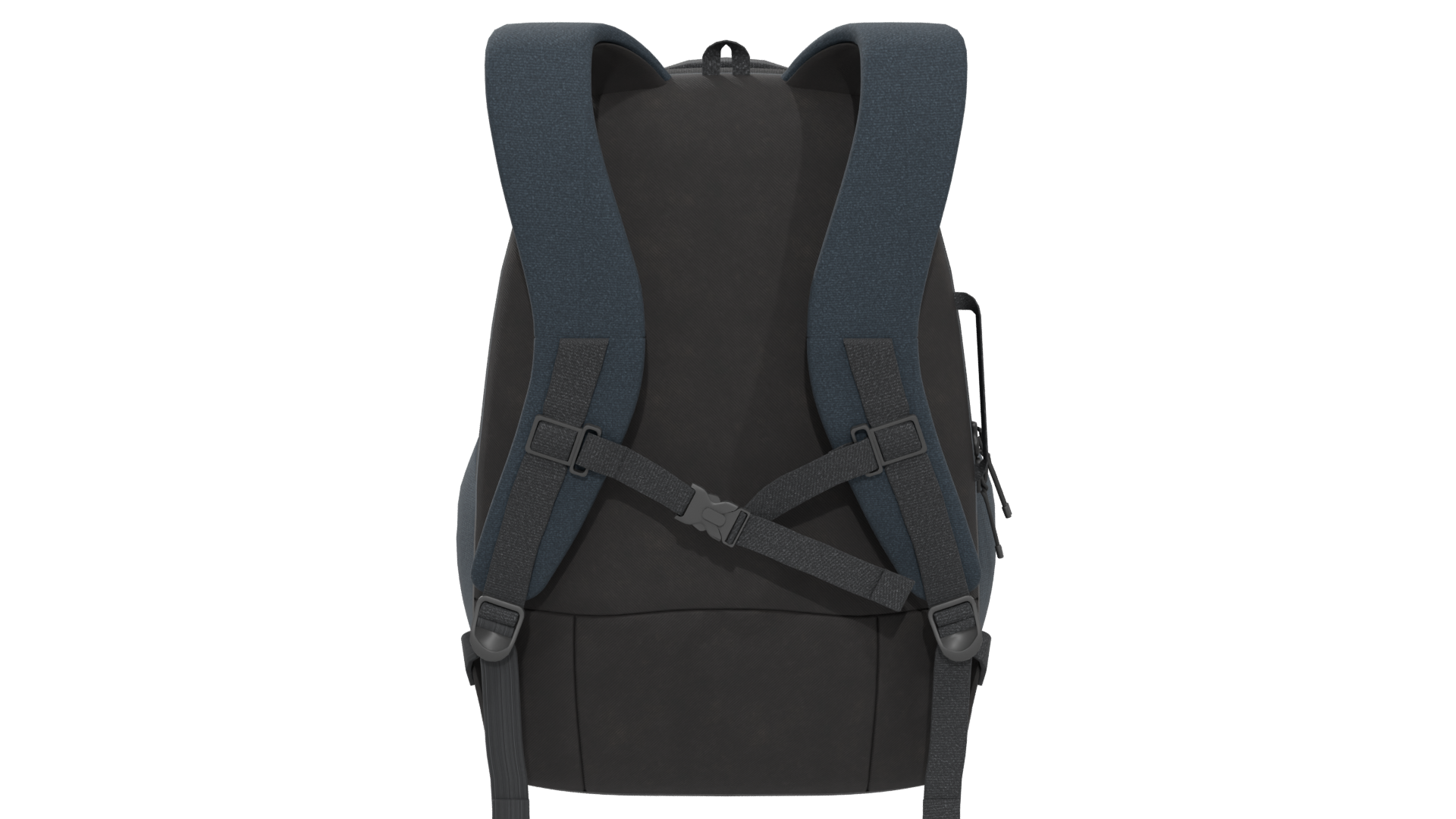 Mochila Mito Negra Backpack 3D - Professional 3D Model Render 5