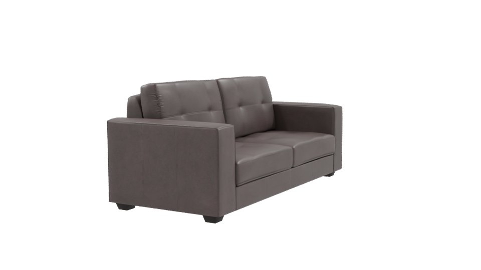 Contemporary Leather Sofa Model - Professional 3D Model Render 9
