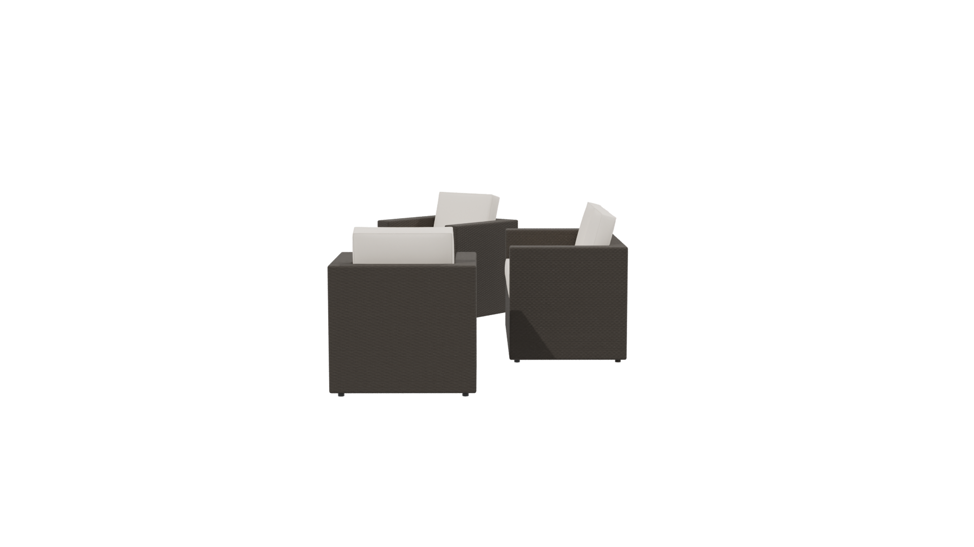 Modern Outdoor Furniture Set 3D - Professional 3D Model Render 2