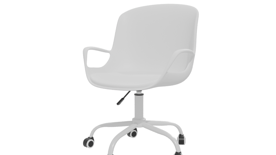 Sleek Modern Office Chair 3D - Professional 3D Model Render 12