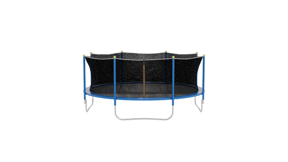Round Jumping Trampoline Model - Professional 3D Model Render 11