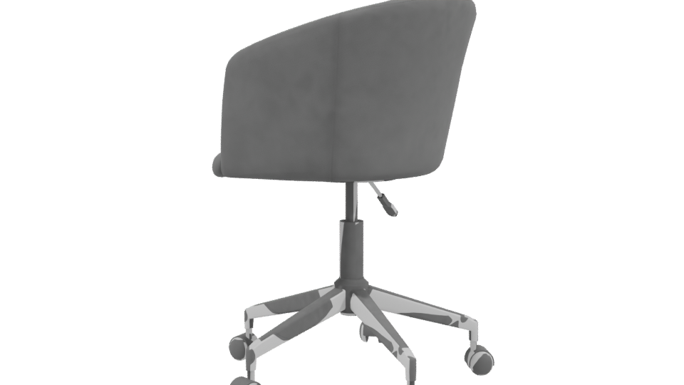 Stylish Modern Office Chair 3D Model - Professional 3D Model Render 3