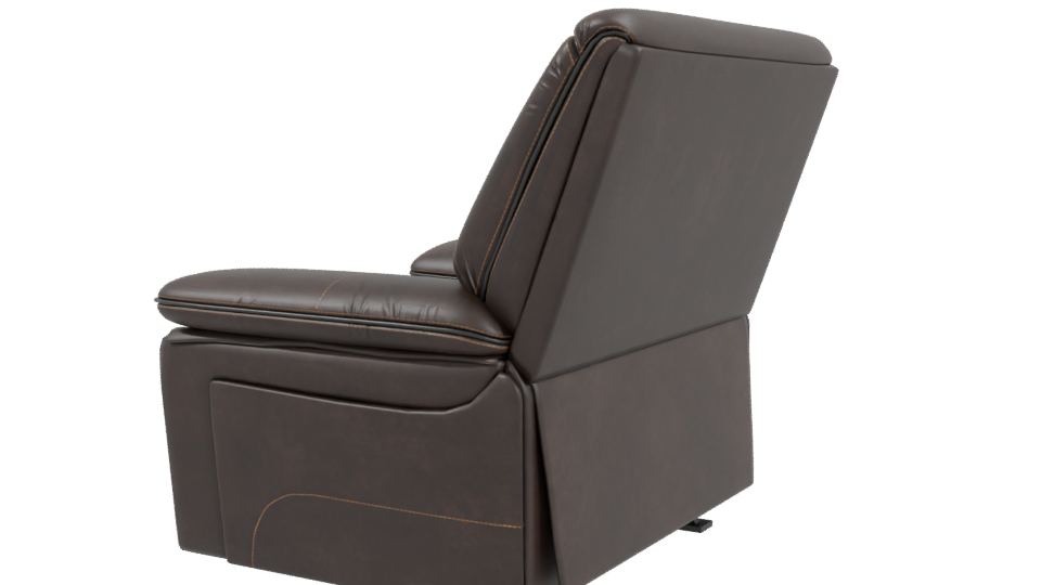 Luxurious Leather Recliner 3D Model - Professional 3D Model Render 3