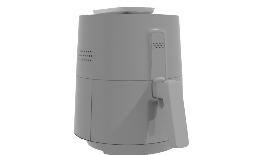 Sleek Modern Kitchen Appliance 3D - Professional 3D Model Render 10