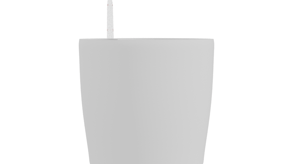 Stylish Minimalist Decorative Pot 3D Model - Professional 3D Model Render 10