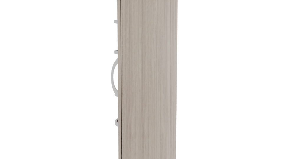 Modern Wooden Cabinet Model 3D - Professional 3D Model Render 2