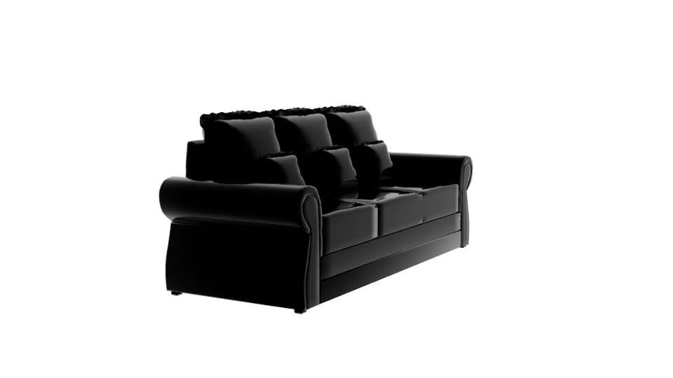 Elegant Vintage Sofa 3D Model - Professional 3D Model Render 9