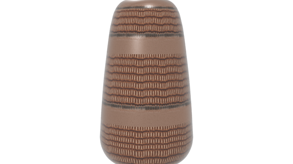 Stylish Ceramic Vase 3D Model - Professional 3D Model Render 6