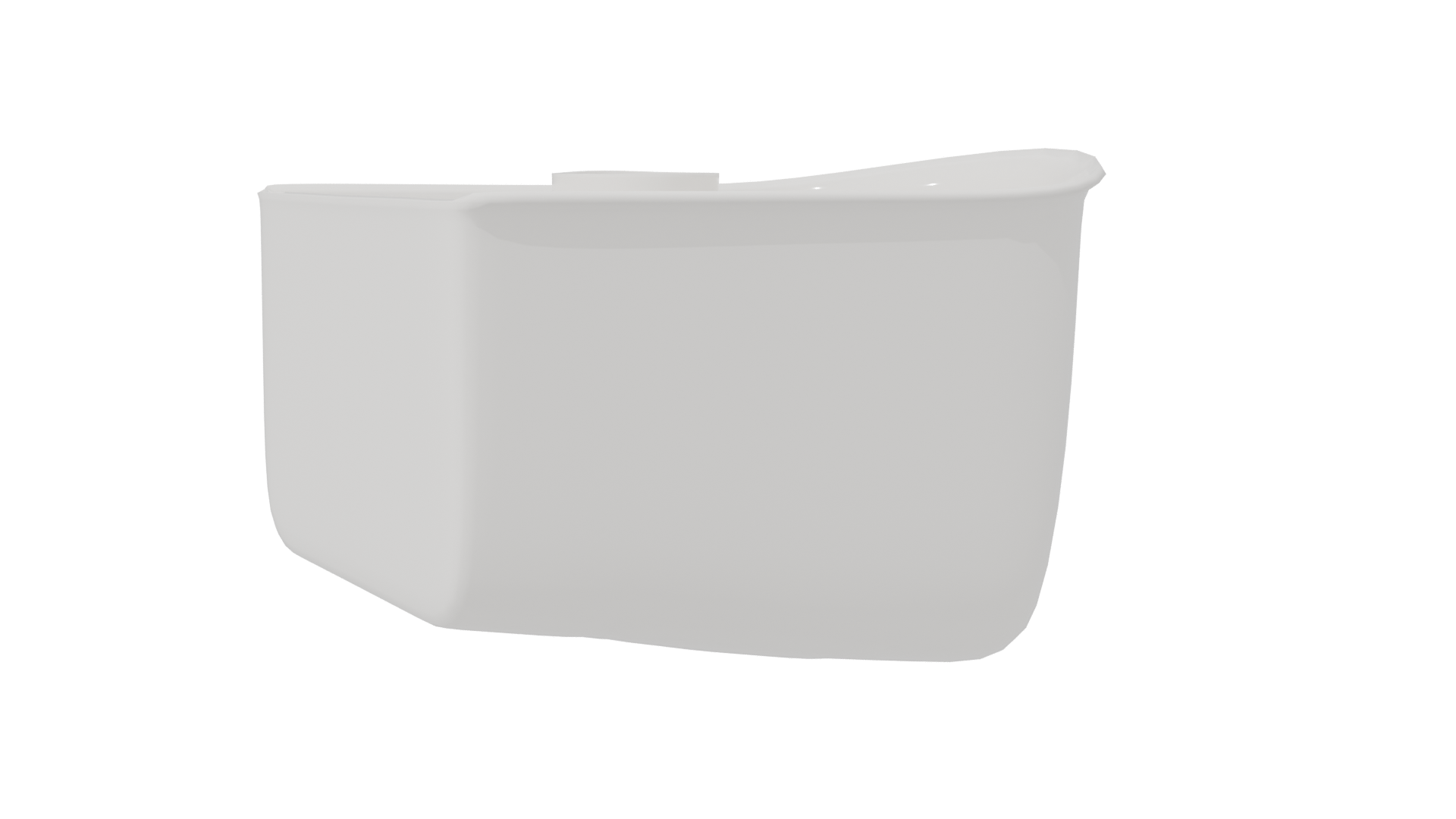 Contemporary White Planter Model - Professional 3D Model Render 7