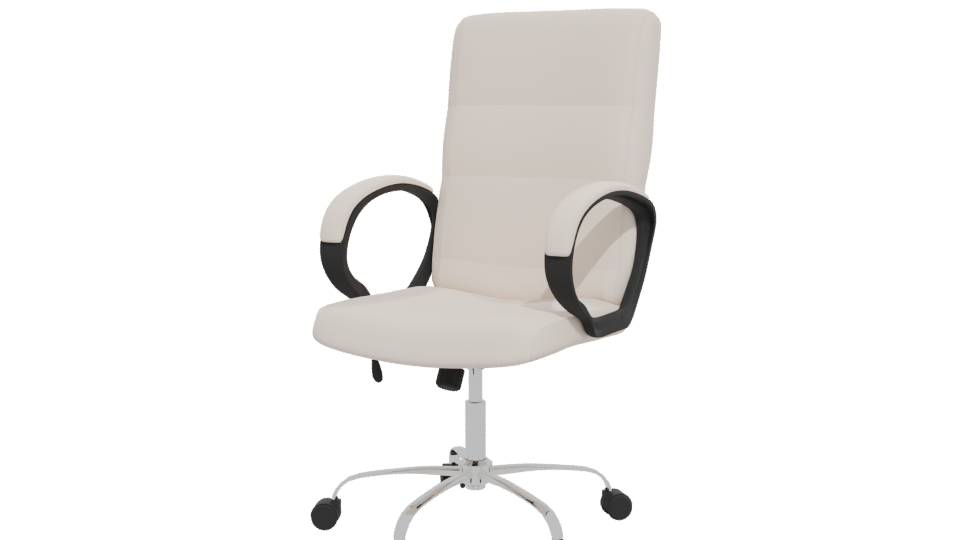 Elegant Modern Office Chair 3D - Professional 3D Model Render 12