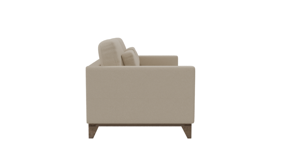 Contemporary Fabric Sofa 3D Model - Professional 3D Model Render 8