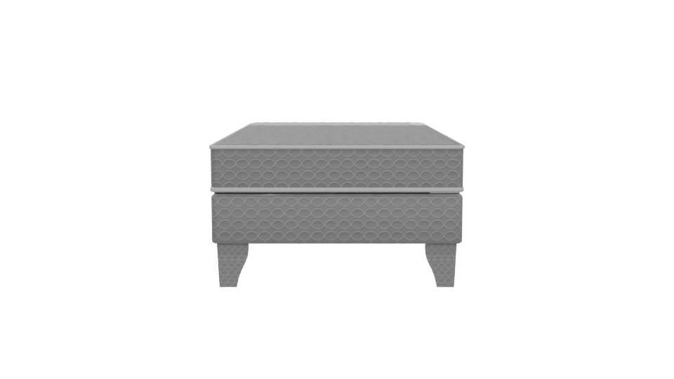 Stylish Modern Bed 3D Model - Professional 3D Model Render 5