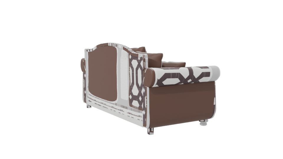 Elegant Vintage Sofa 3D Model - Professional 3D Model Render 7