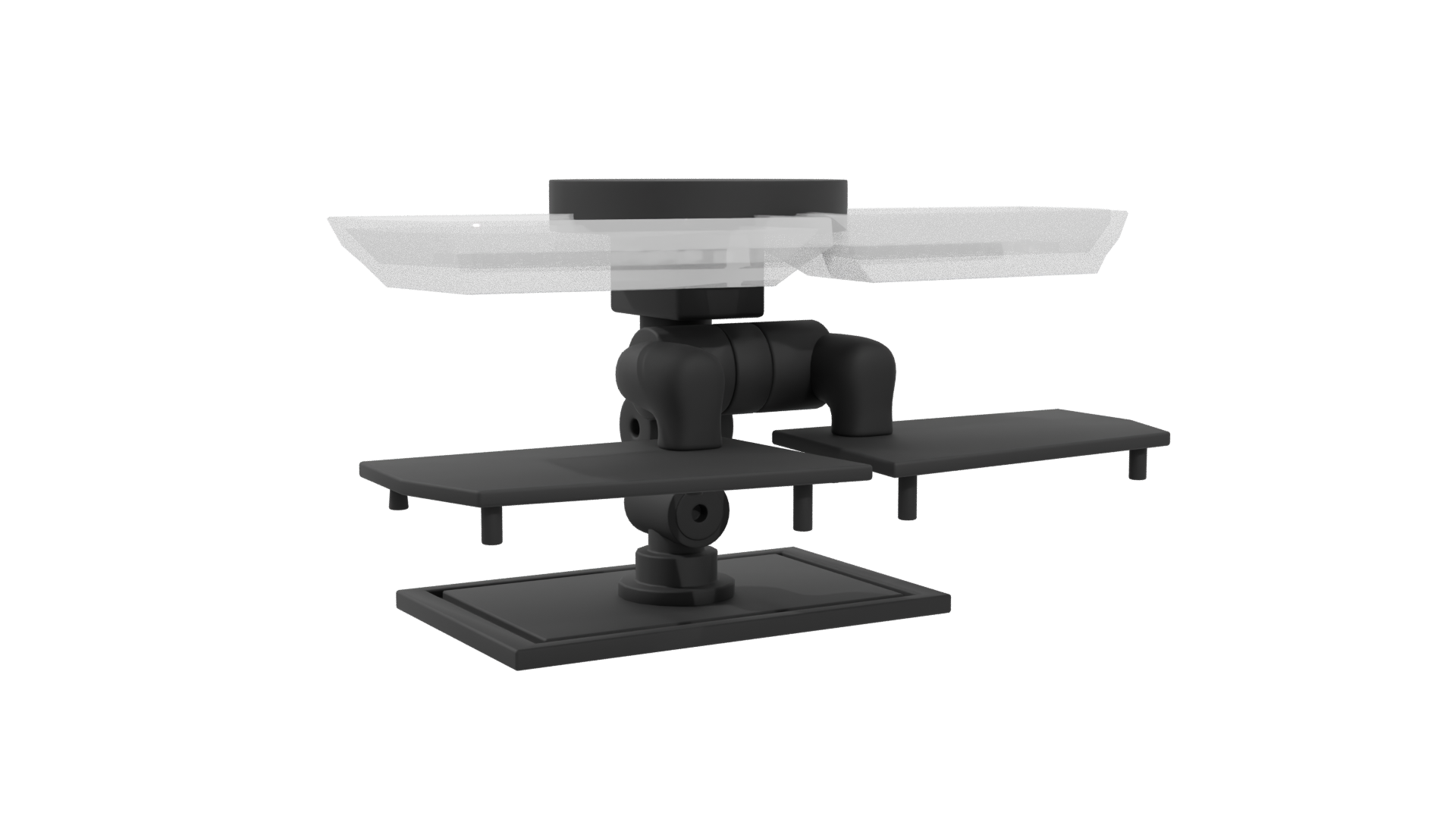 Stylized Modern Desk Lamp 3D Model - Professional 3D Model Render 4