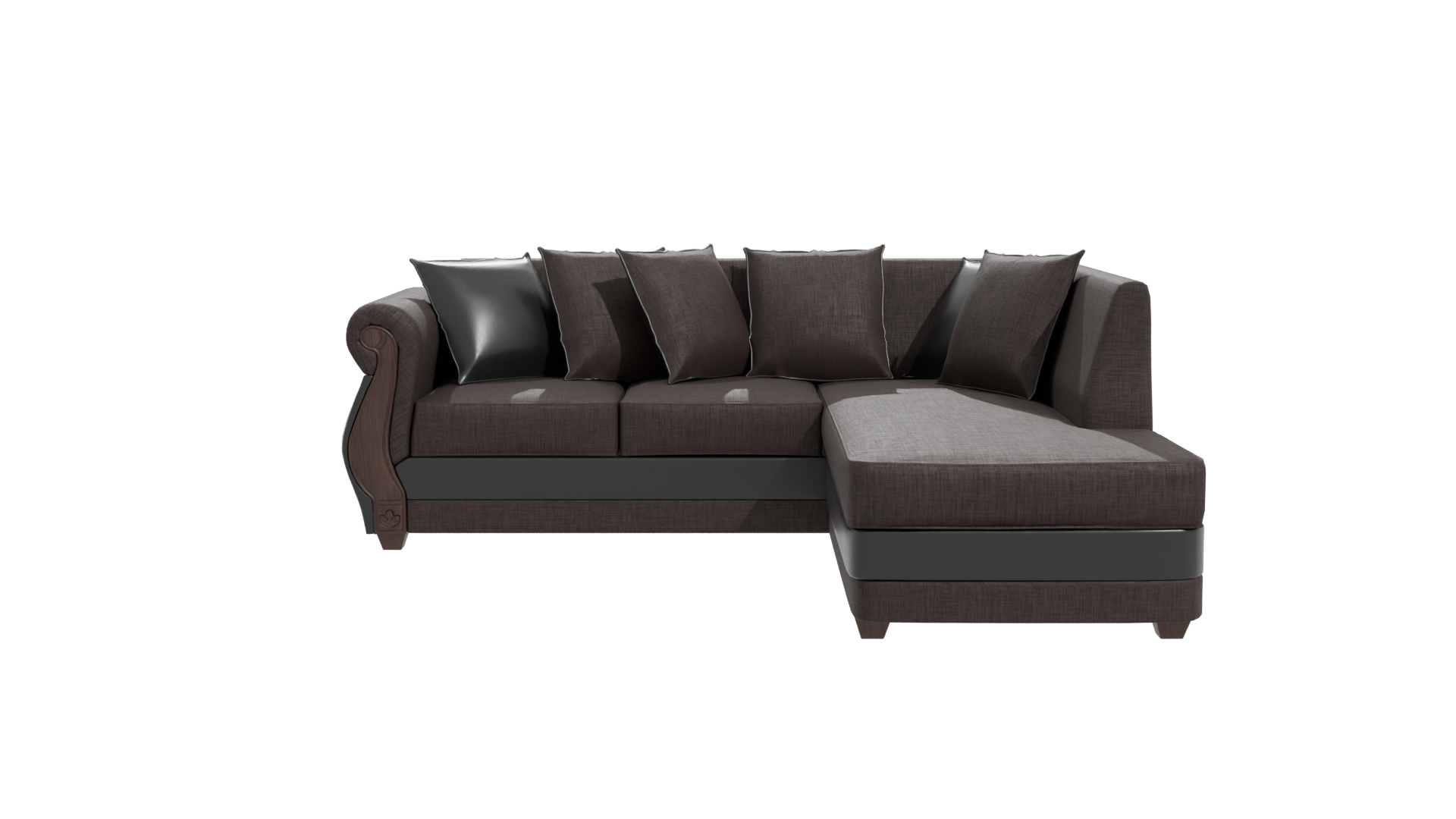 Luxurious Modern Sectional Sofa 3D - Professional 3D Model Render 26