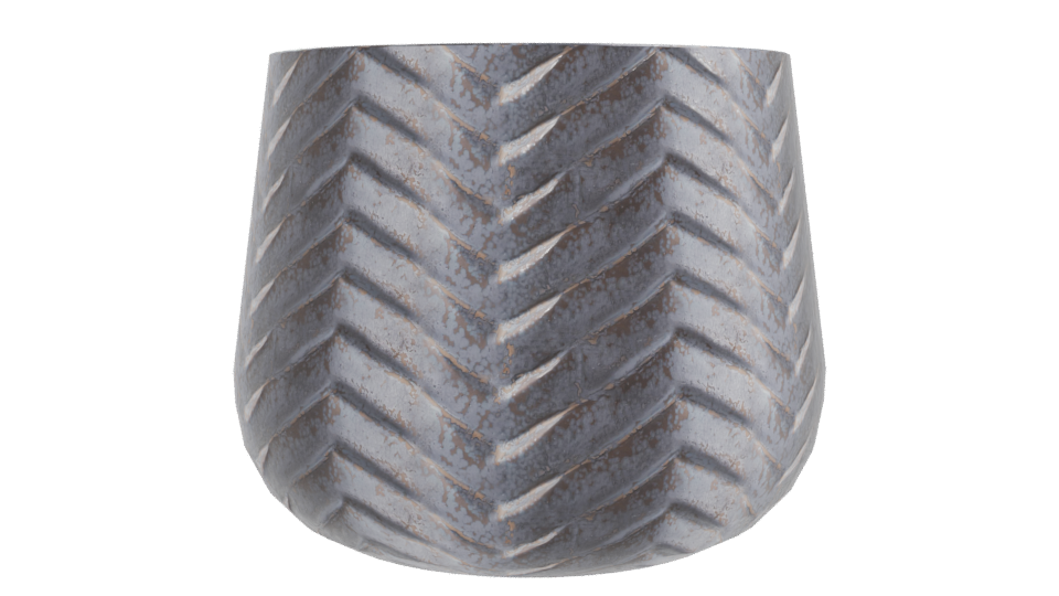 Textured Ceramic Planter Model - Professional 3D Model Render 10