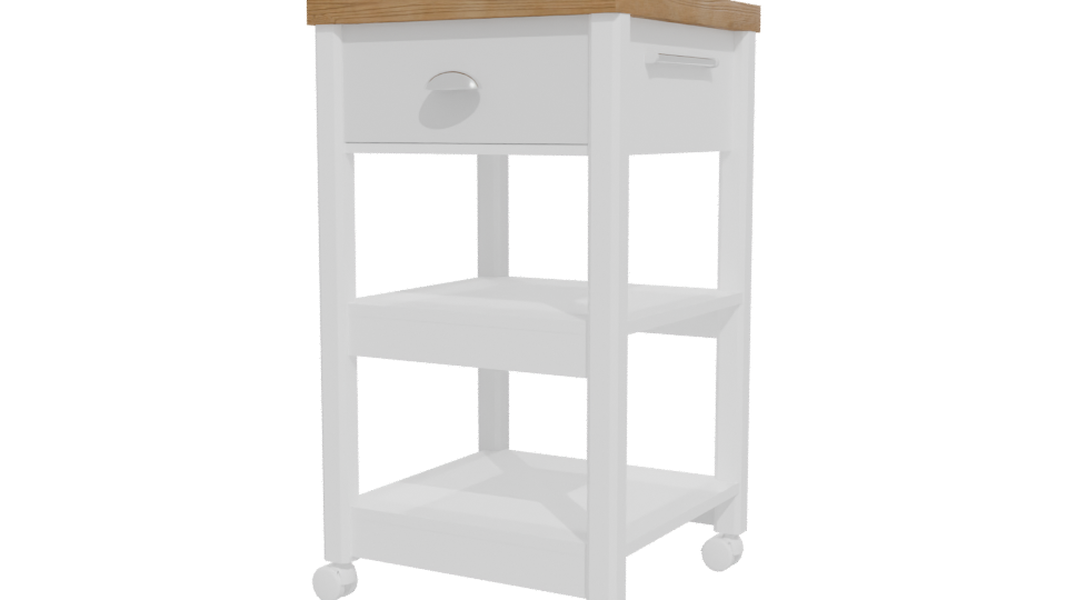 Stylish Nightstand 3D Model - Professional 3D Model Render 12