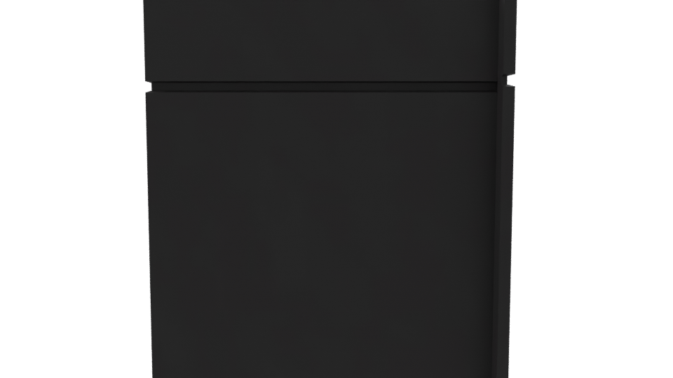Sleek Black Built-In Oven 3D Model - Professional 3D Model Render 8