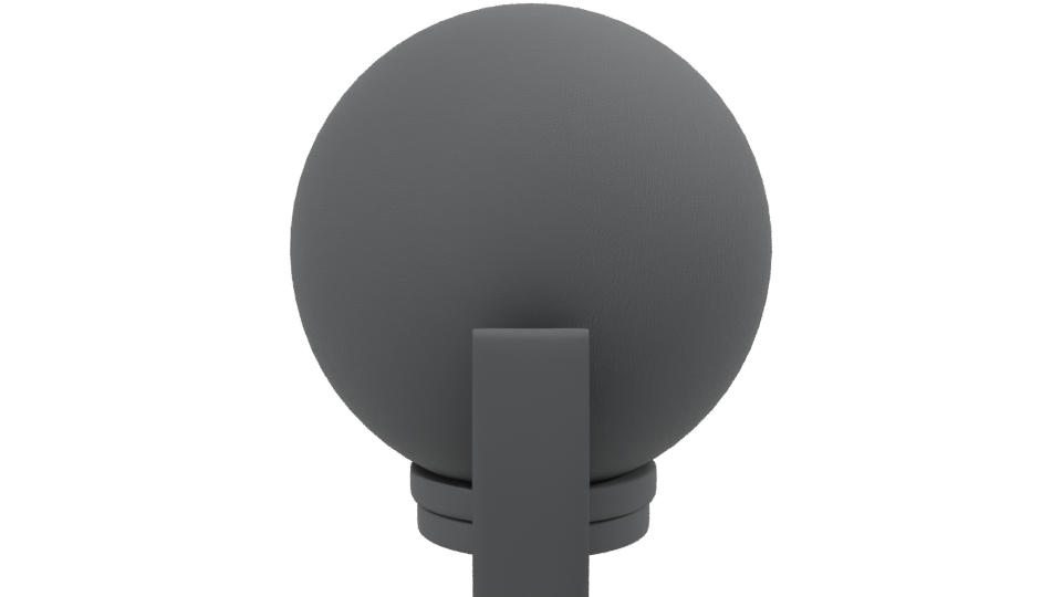 Wall Mounted 60W Black Lantern 3D - Professional 3D Model Render 2