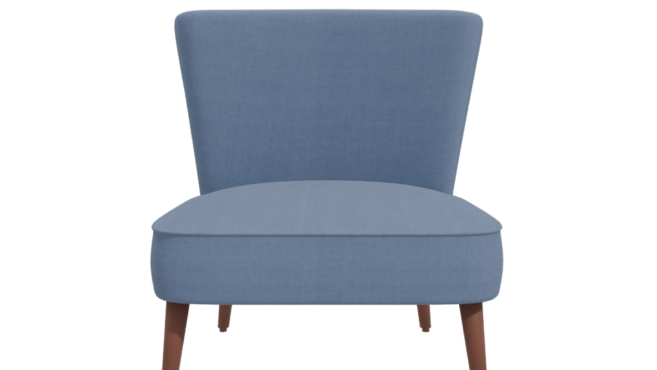 Stylish Modern Accent Chair 3D - Professional 3D Model Render 11