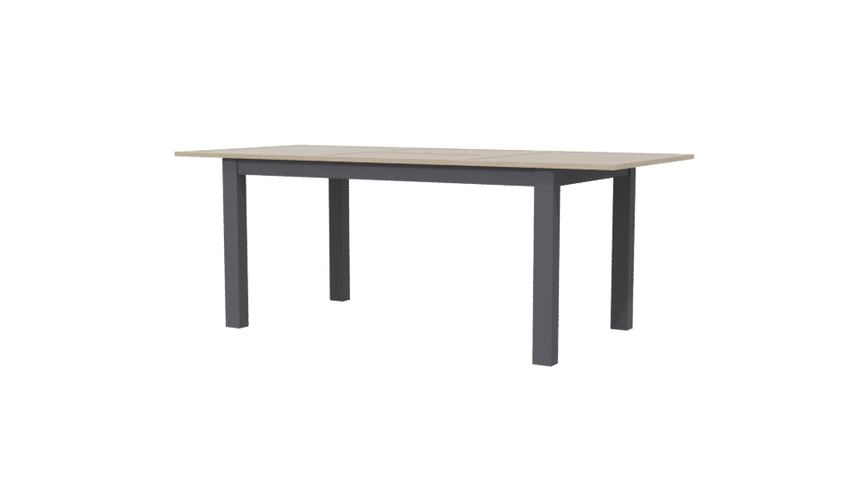 Minimalist Wooden Dining Table 3D - Professional 3D Model Render 6