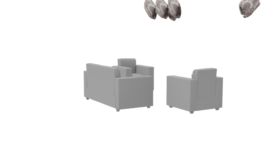 Stylish Modern Sofa Set 3D - Professional 3D Model Render 7