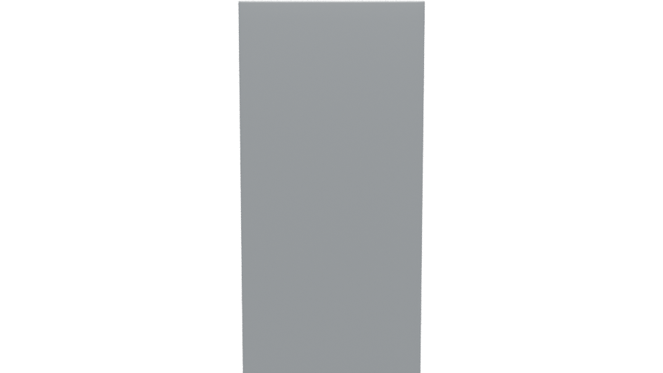 Sleek Stainless Steel French Door Refrigerator 3D Model - Professional 3D Model Render 5