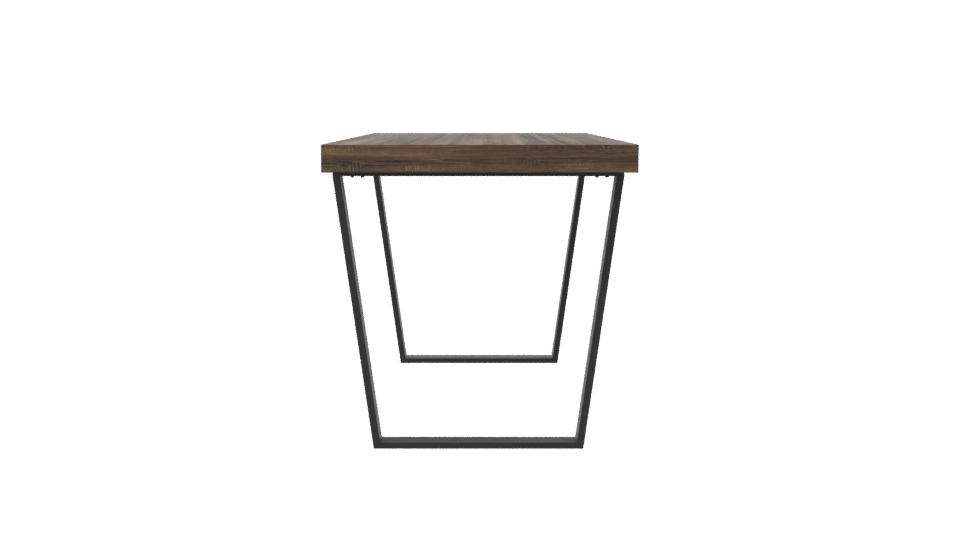 Stylish Wooden Office Table 3D - Professional 3D Model Render 2
