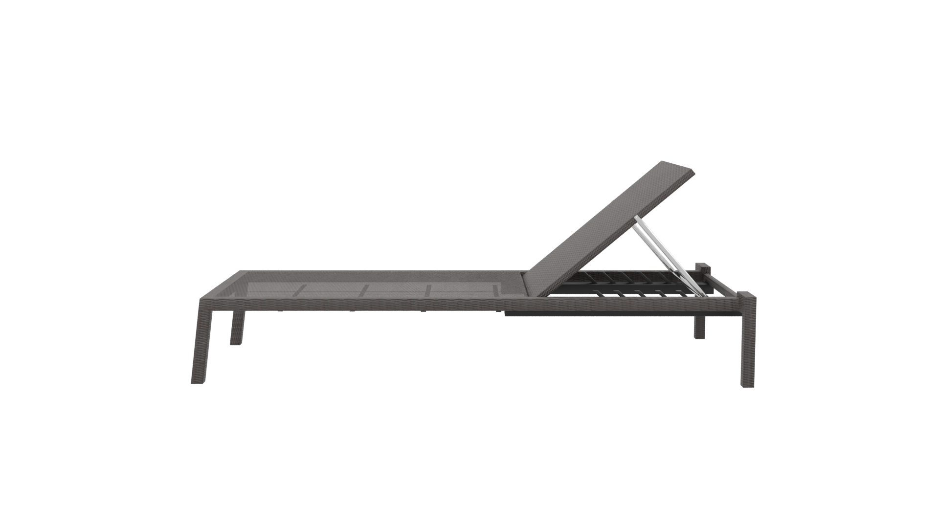 Stylish Outdoor Lounge Chair 3D - Professional 3D Model Render 2