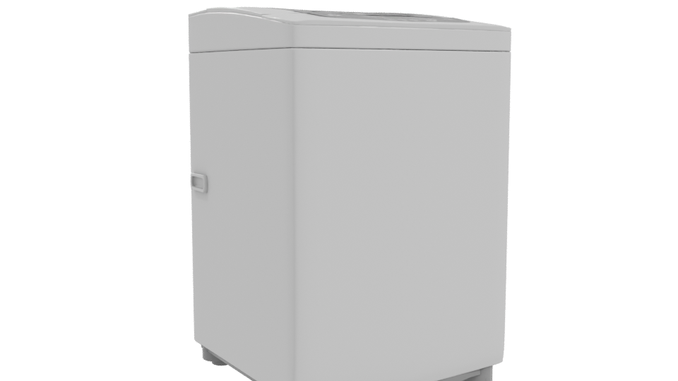 Top Load Washing Machine 3D Model - Professional 3D Model Render 10