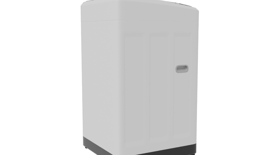 Stylish Top-Loading Washing Machine 3D - Professional 3D Model Render 7