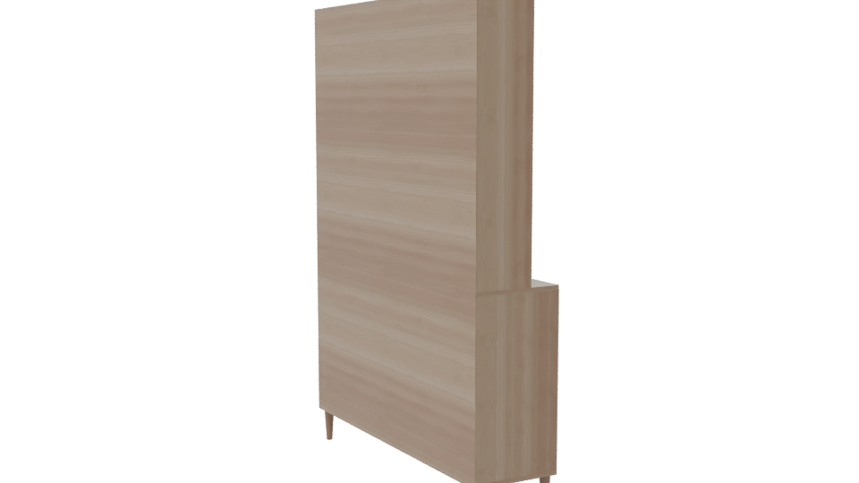 Modern Wooden Cabinet 3D Model - Professional 3D Model Render 7