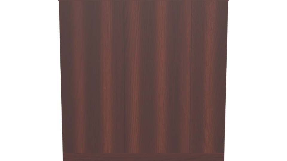 Elegant Wooden Storage Cabinet 3D - Professional 3D Model Render 5