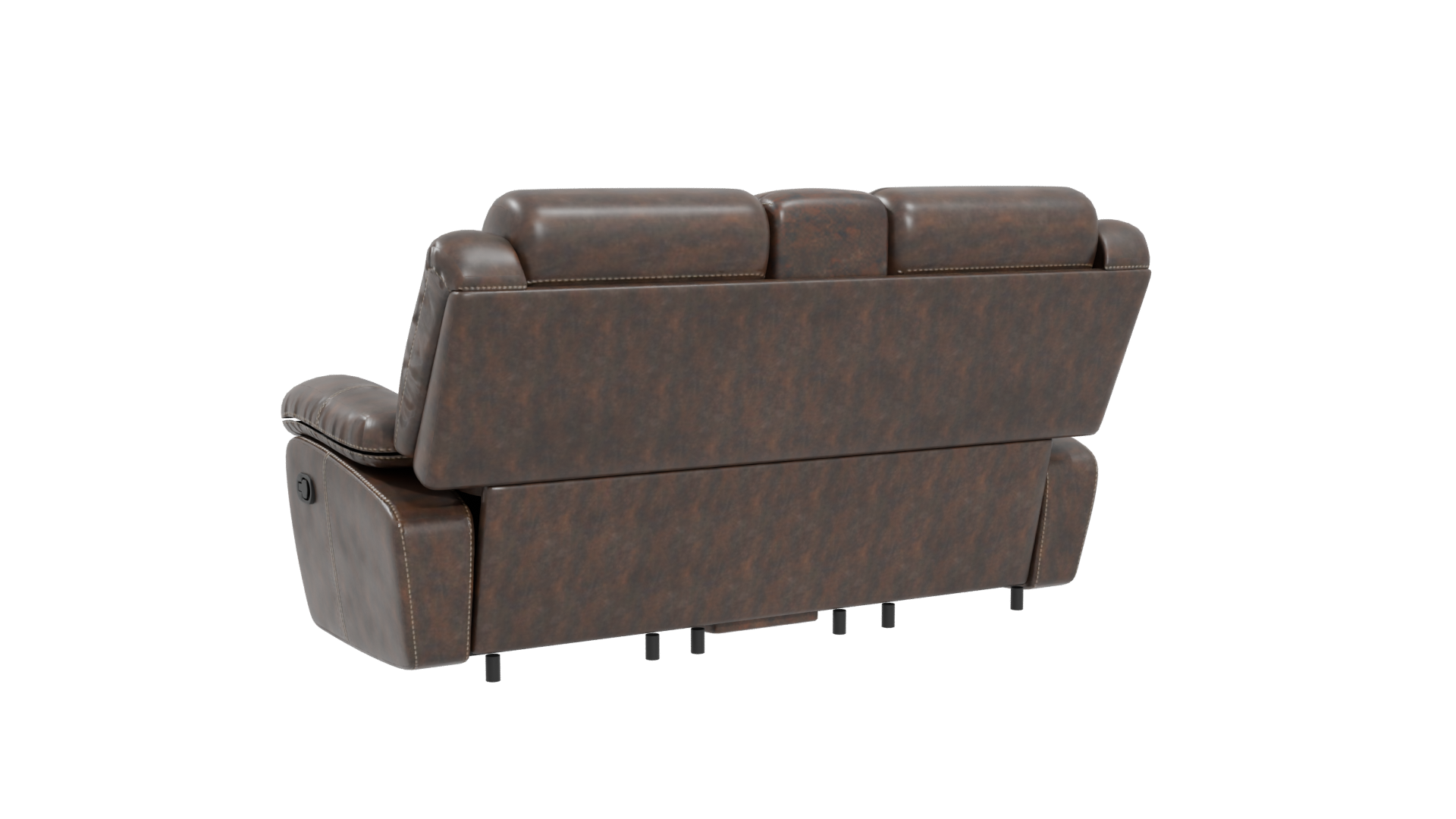 Reclinable Loveseat Sofa 3D Model - Professional 3D Model Render 4