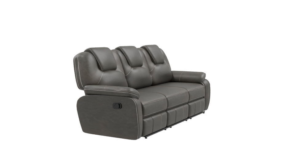 Luxury Reclining Sofa 3D Model - Professional 3D Model Render 9