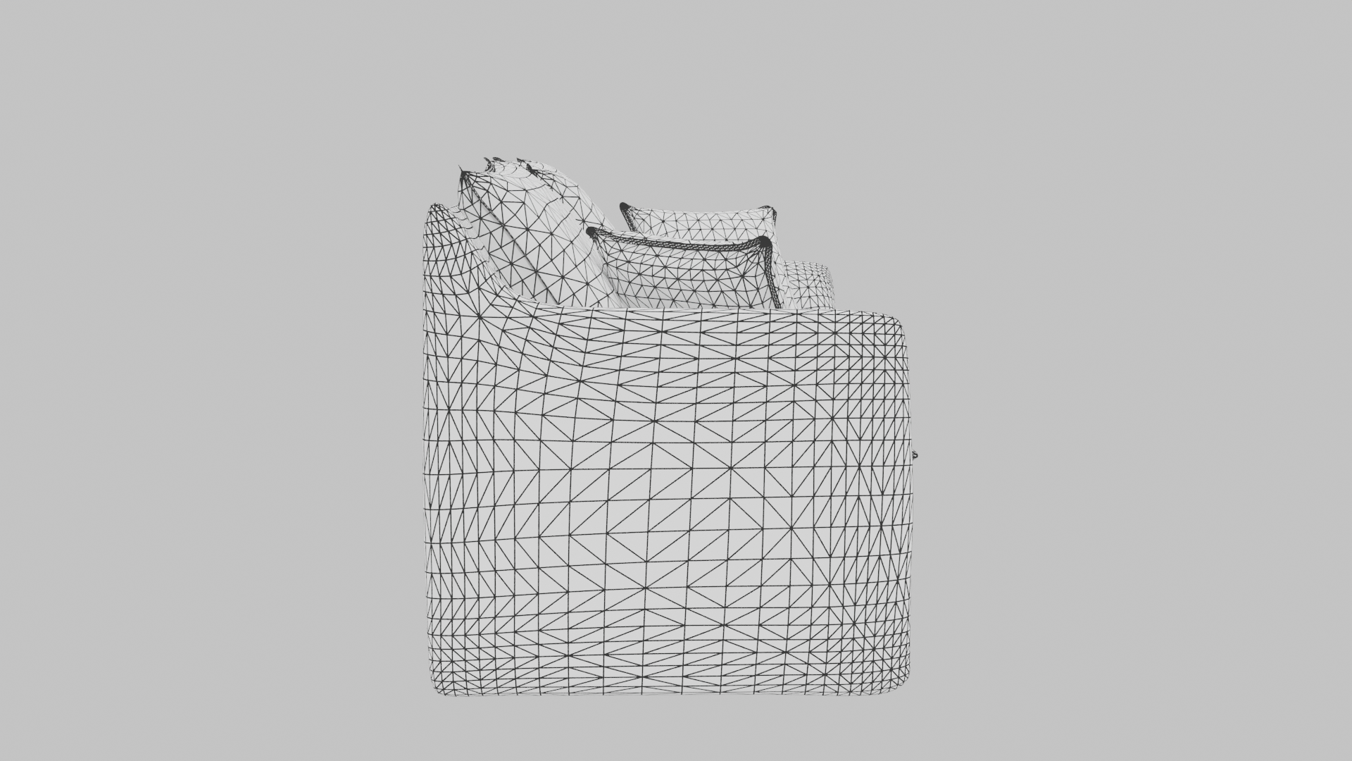 Stylish Modern Sofa 3D Model - Professional 3D Model Render 14