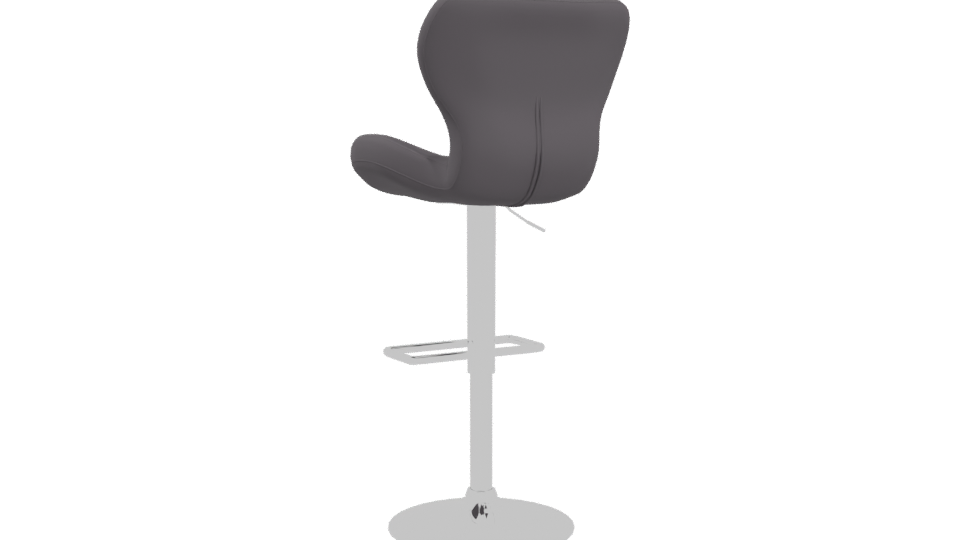 Stylish Modern Bar Stool 3D - Professional 3D Model Render 4