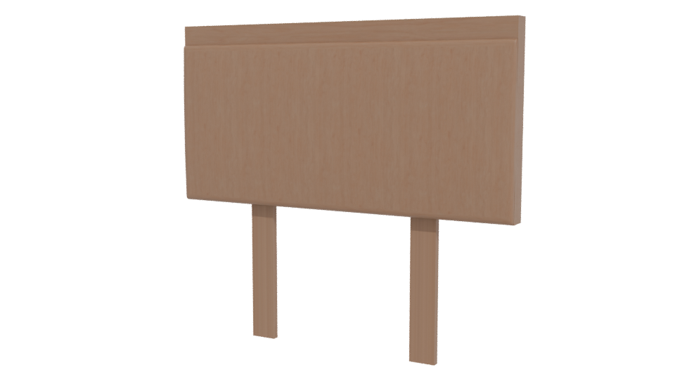 Stylish Blank Signboard Model - Professional 3D Model Render 12