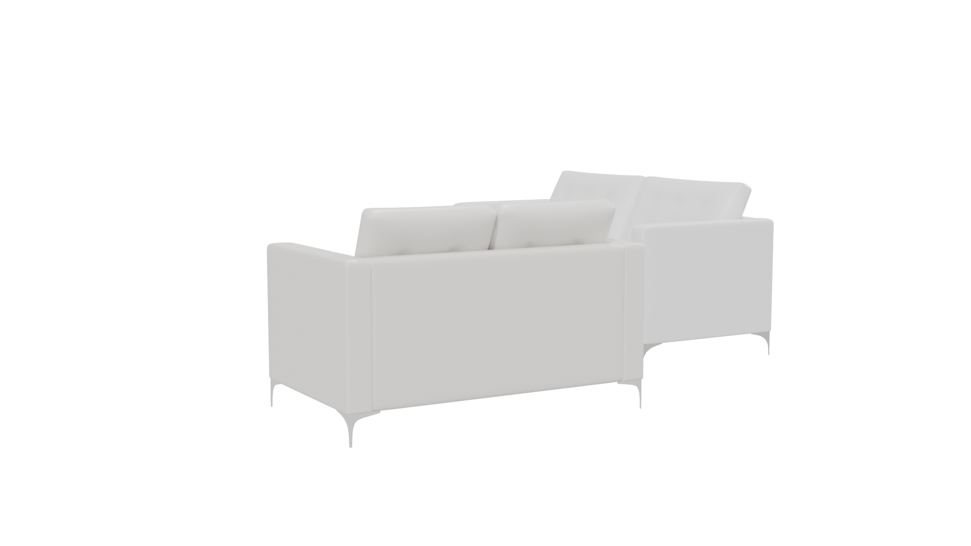 Luxurious Modern Sectional Sofa 3D Model - Professional 3D Model Render 13