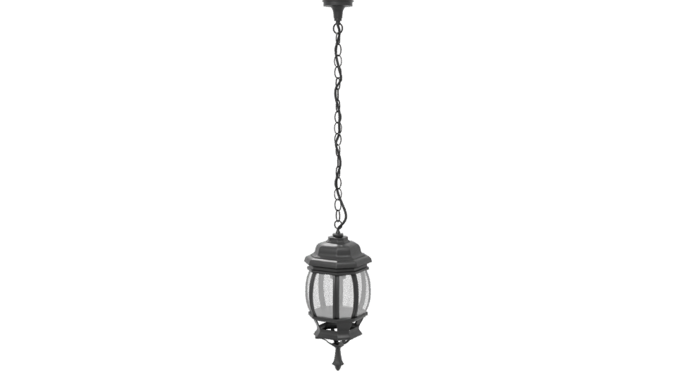 Elegant Hanging Lantern 3D Model - Professional 3D Model Render 6