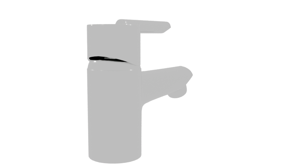 Sleek Modern Kitchen Faucet 3D Model - Professional 3D Model Render 9