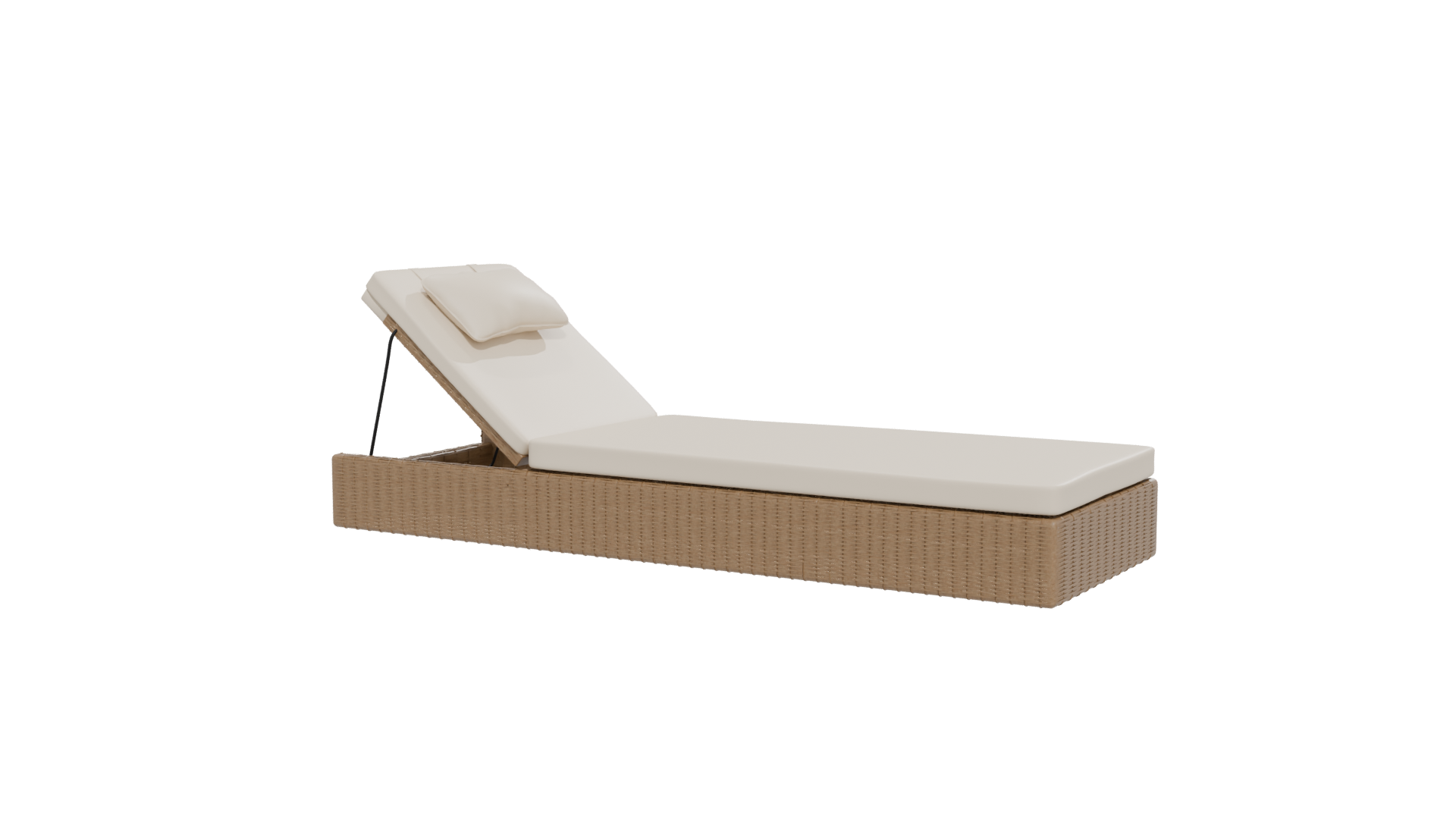 Stylish Outdoor Lounge Bed 3D - Professional 3D Model Render 27