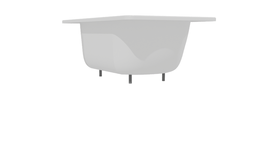 Contemporary Freestanding Bathtub 3D Model - Professional 3D Model Render 13