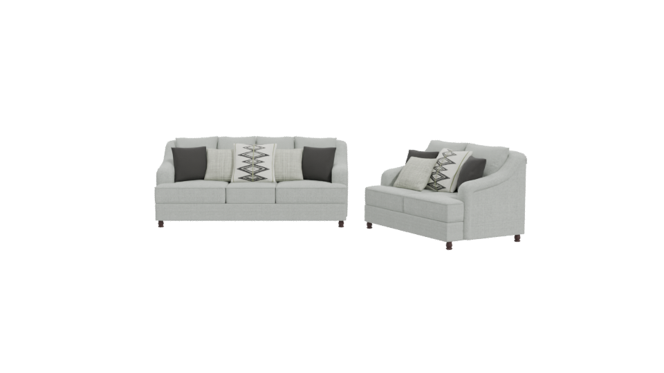Modern Sofa Set 3D Model - Professional 3D Model Render 11