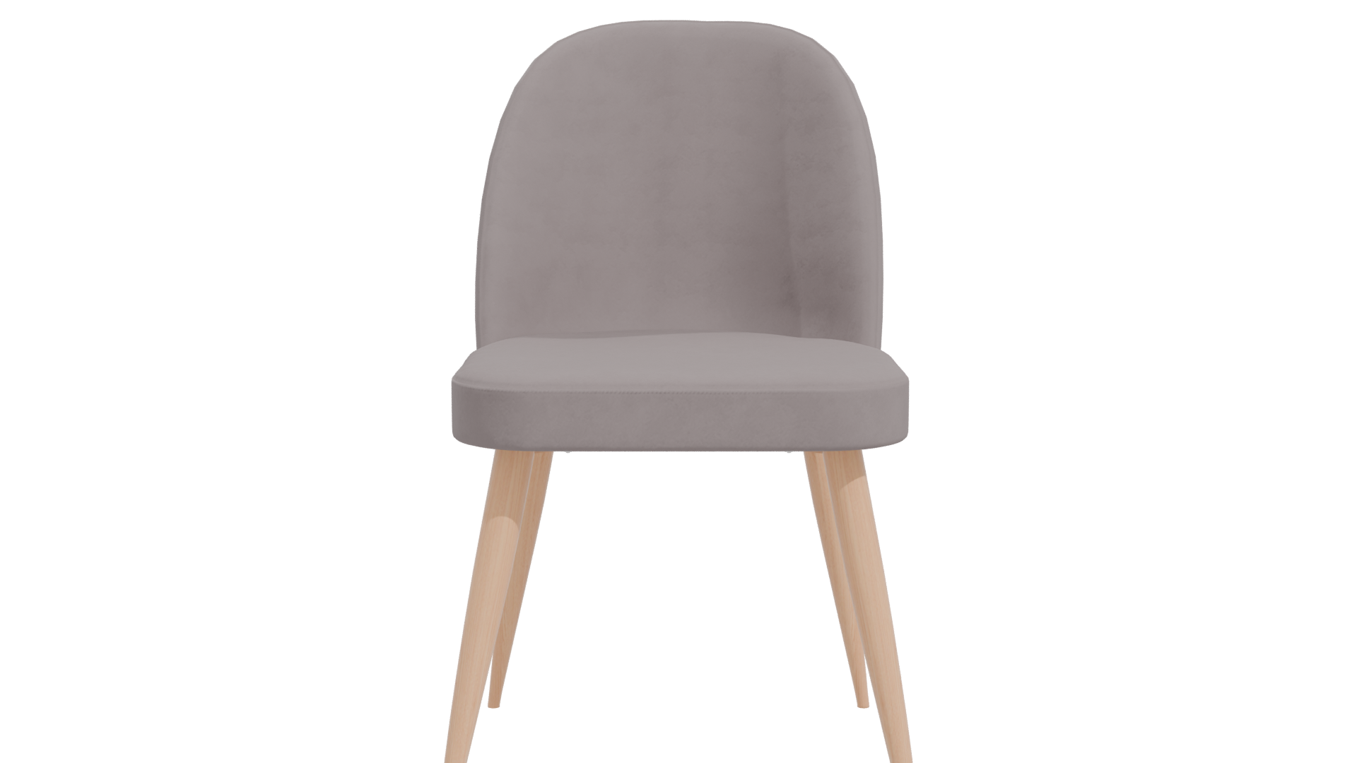 Stylish Velvet Dining Chair 3D Model - Professional 3D Model Render 11