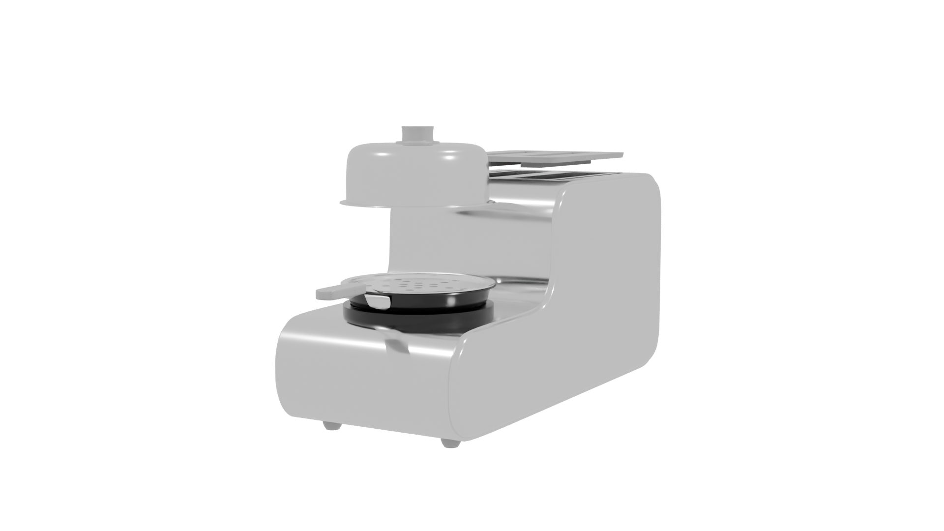 Kit Desayuno Silver 3D Model - Professional 3D Model Render 3