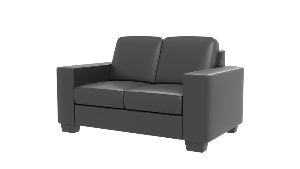 Modern Grey Sofa 3D Model - Professional 3D Model Render 12