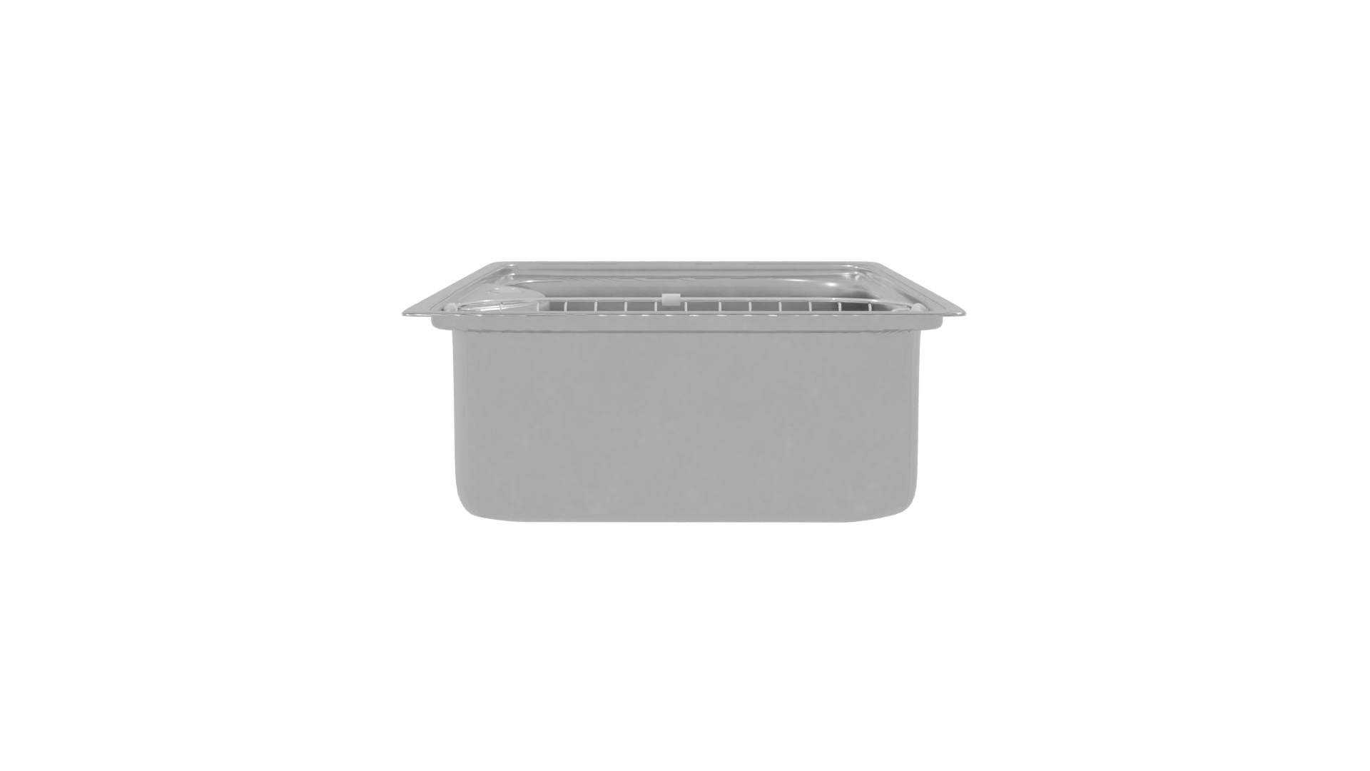 Stainless Steel Kitchen Sink Model - Professional 3D Model Render 17