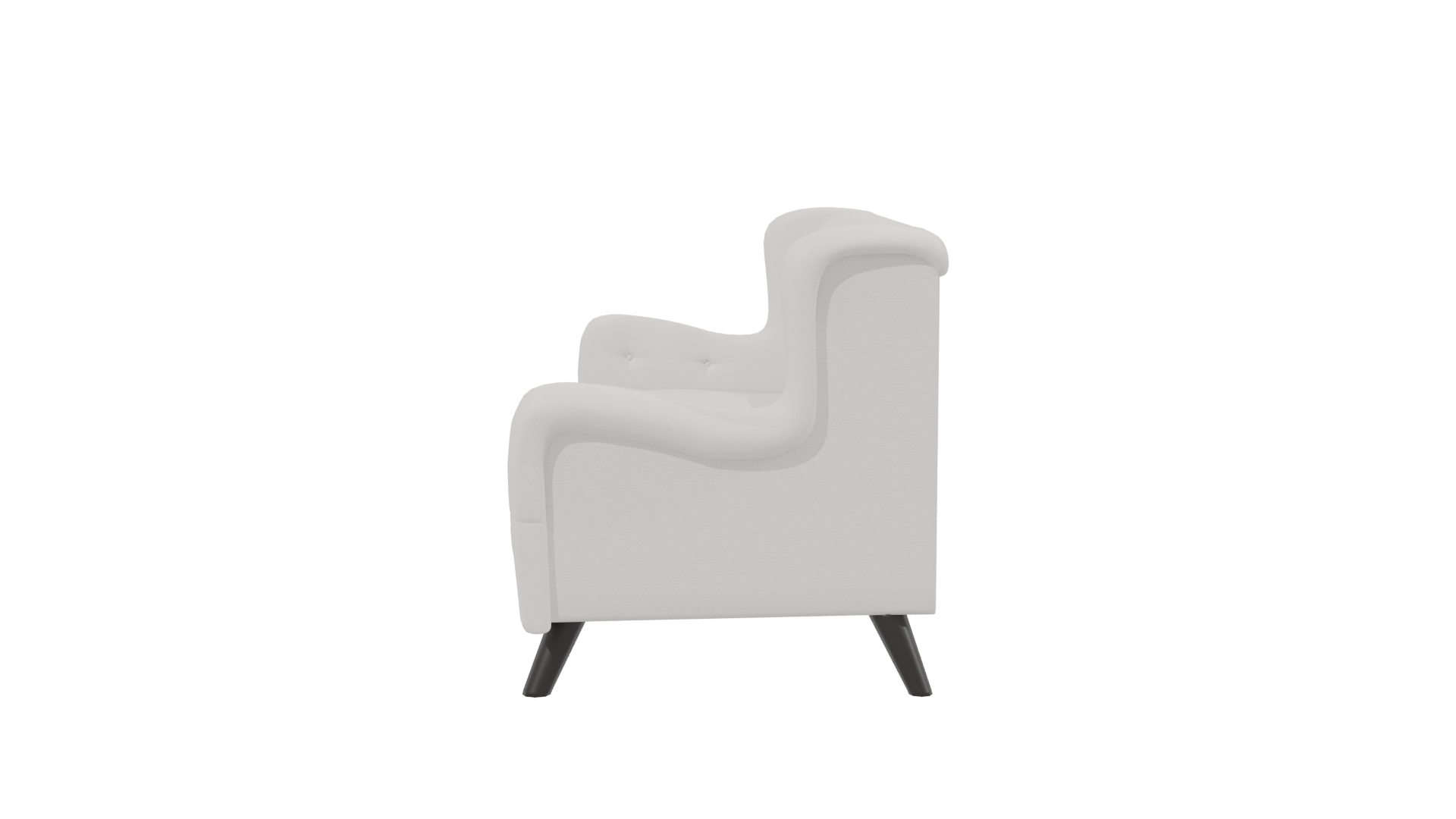 Elegant Modern Sofa 3D Model - Professional 3D Model Render 2